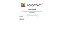 Tablet Screenshot of lounge27.de